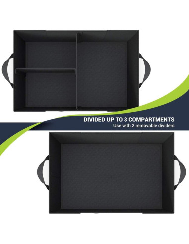 Organizador de Maletero MIU COLOR 52L Plegable Negro