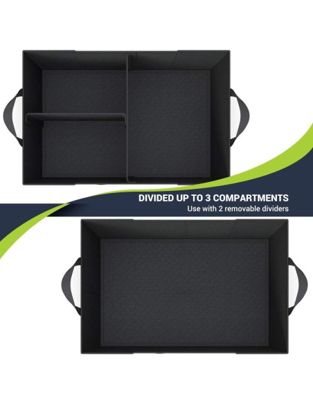 Organizador de Maletero MIU COLOR 52L Plegable Negro