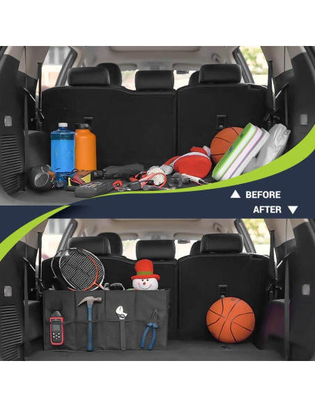 Organizador de Maletero MIU COLOR 52L Plegable Negro