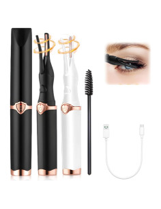Rizador de Pestañas Eléctrico Rewdut 2-en-1 USB 3 Modos Temperatura