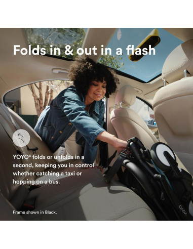 Cochecito Stokke YOYO3 Aqua - Plegable, Ligero y Compacto