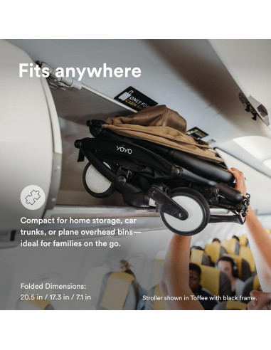 Cochecito Stokke YOYO3 Aqua - Plegable, Ligero y Compacto