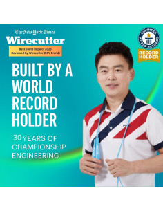 Cuerda de Saltar KSY Kids 2.70m Ajustable PVC Verde/Blanco 2