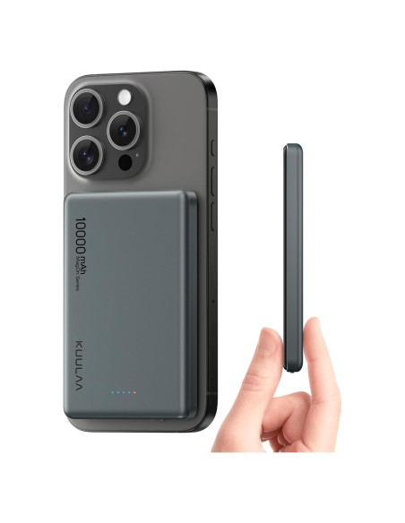 Batería Portátil MagSafe Kuulaa 10000mAh Carga Rápida USB-C