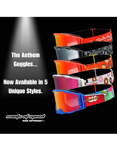 Gafas de Motocross Saints of Speed Anthem - Lentes Intercambiables