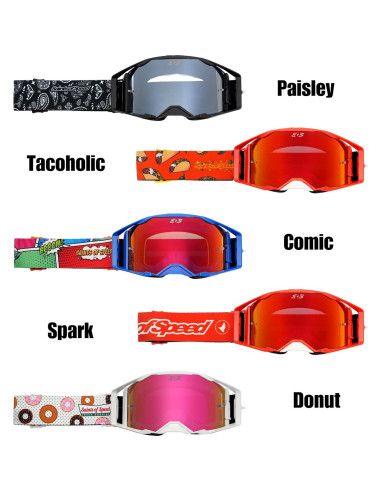 Gafas de Motocross Saints of Speed Anthem - Lentes Intercambiables