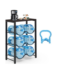 Soporte para Botellas de Agua Semoprus 6 Botellas 3 Niveles