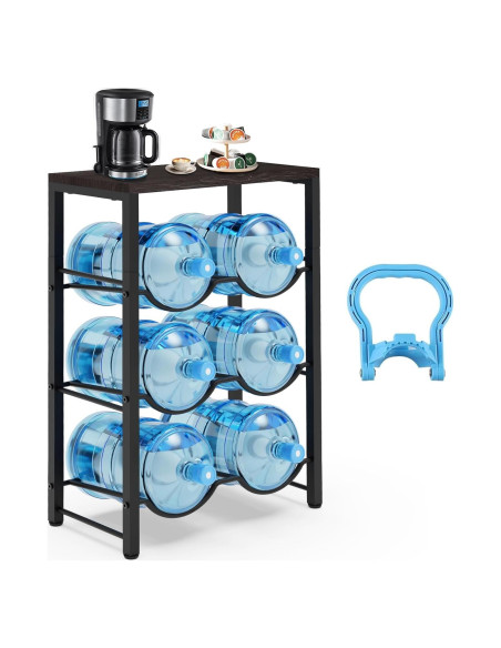 Soporte para Botellas de Agua Semoprus 6 Botellas 3 Niveles
