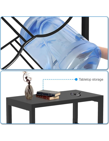 Soporte para Botellas de Agua Semoprus 6 Botellas 3 Niveles