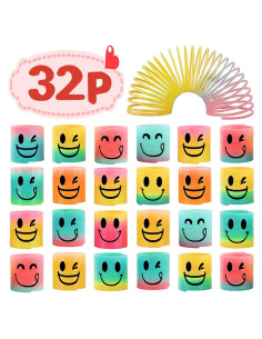 Mini Resortes de Fiesta AZEN 32 Pcs para Niños 3-8 Años