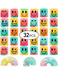 Mini Resortes de Fiesta AZEN 32 Pcs para Niños 3-8 Años 2