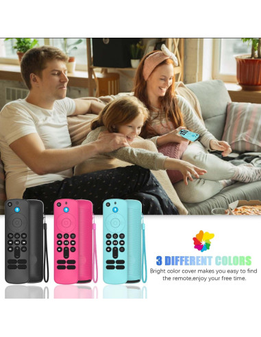 Funda de Silicona para Control Remoto Fire TV Stick HD/4K - 3 Pcs