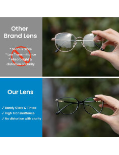 Gafas de Luz Azul GUDVUE para Mujer Ojo de Gato UV400 2