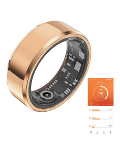 Anillo Inteligente Tulbeys Oro Rosa US12 - Monitor de Salud IP68