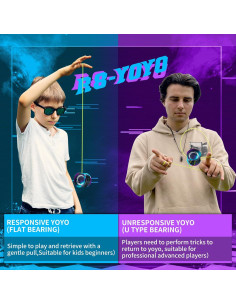 Yoyo WATIEOBOO R8 Responsivo y No Responsivo con Accesorios 2