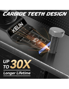 KELIN Set de 6 Cuchillas Multiherramienta Carburo y Titanio 2