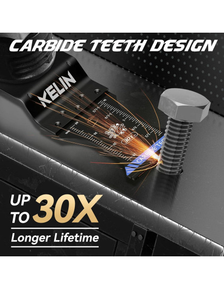 KELIN Set de 6 Cuchillas Multiherramienta Carburo y Titanio