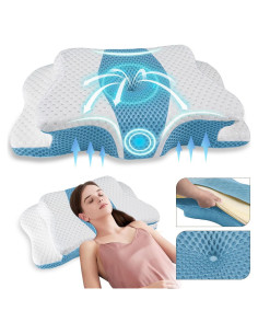 Almohada Cervical Ergonómica QIUBABYO Ajustable 1.5kg