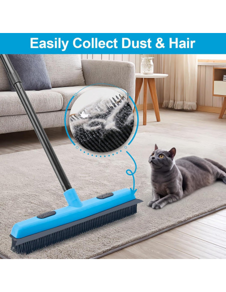 Escoba de Goma KeFanta para Pelo de Mascota con Limpiaparabrisas