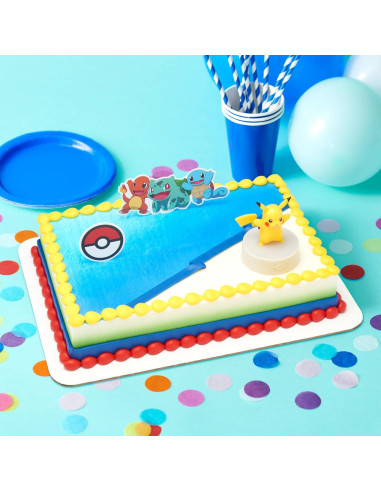 Topper de Pastel Pikachu Iluminado DecoSet - 3 Piezas