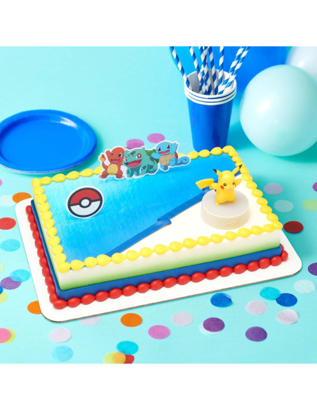 Topper de Pastel Pikachu Iluminado DecoSet - 3 Piezas