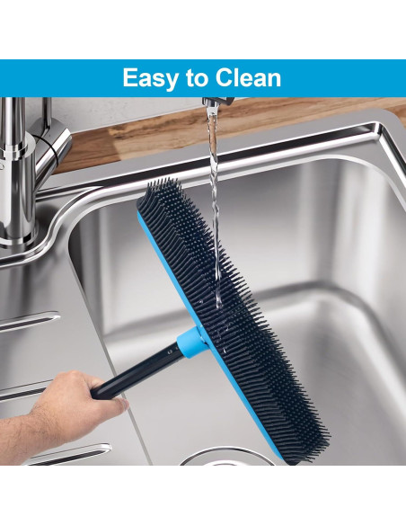 Escoba de Goma KeFanta para Pelo de Mascota con Limpiaparabrisas