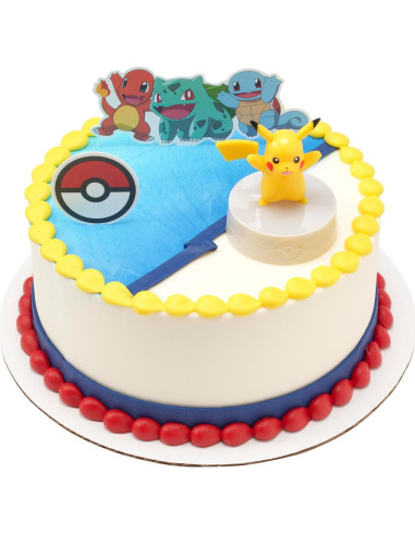 Topper de Pastel Pikachu Iluminado DecoSet - 3 Piezas