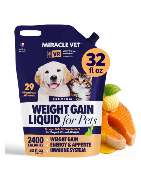 Suplemento Nutricional Miracle Vet Aumentador de Peso 0.99kg