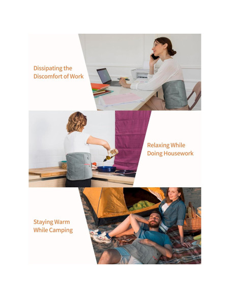 Almohadilla Térmica Portátil VOFUOTI MAX 30x60cm Inalámbrica