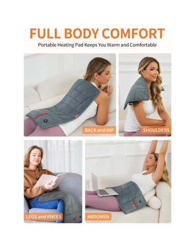 Almohadilla Térmica Portátil VOFUOTI MAX 30x60cm Inalámbrica