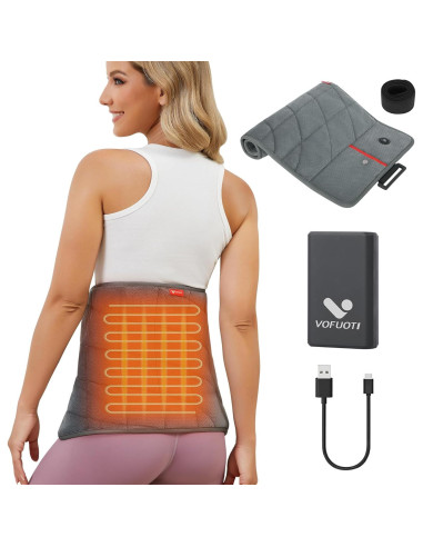 Almohadilla Térmica Portátil VOFUOTI MAX 30x60cm Inalámbrica