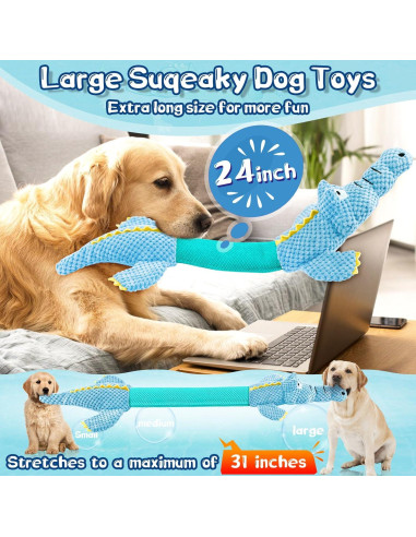 Juguete Interactivo para Perros WOWBALA 61 cm Azul