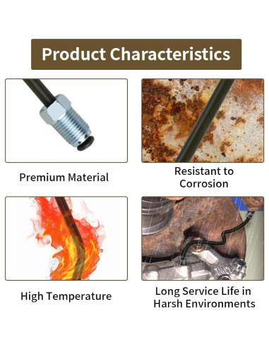 Tubería de Freno Delantera MuHize 47316-35280 para Toyota