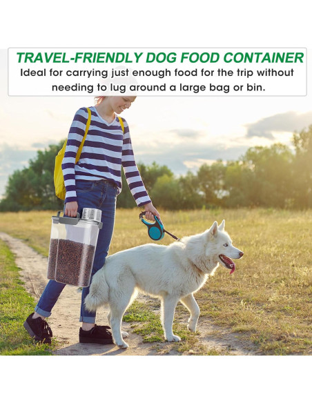 Contenedor de Alimentos para Mascotas TBMax 5L Hermético Gris