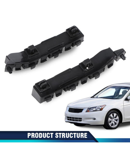 Soportes de Parachoques Delantero PIT66 para Honda Accord 2008-2012