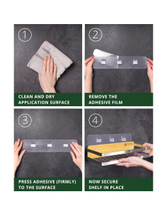 Caddy para Baño de Bambú ROYAL CRAFT WOOD 109 cm Negro 2