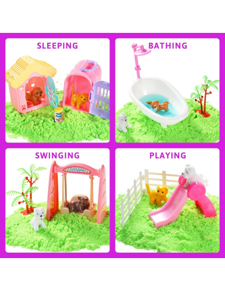 Caja Sensorial para Mascotas Carolart con Arena Mágica