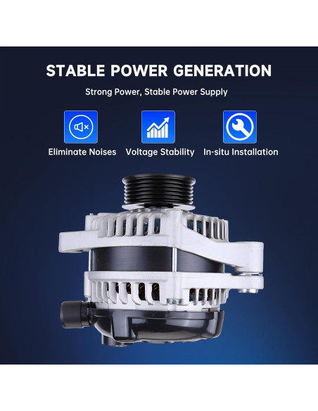 Alternador Alikali para Toyota Camry 2010-2011 2.5L 5.84kg