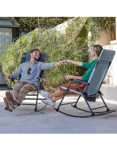 Silla de Camping Plegable Timber Ridge A05-371C-BL Azul 2