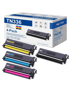Cartucho de Tóner TN336 WEAREC Compatible para Brother - 4 Piezas
