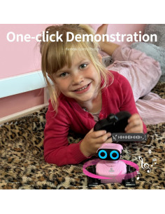 Robot Control Remoto GILOBABY NH-018 Rosa con LED y Música 2