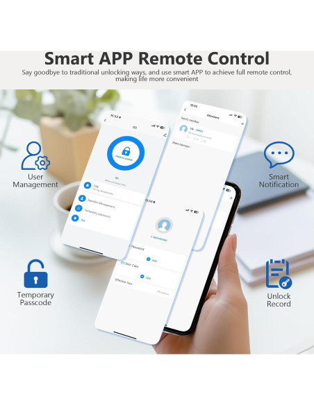 Cerradura Inteligente Devo G4 Bluetooth con Teclado Táctil