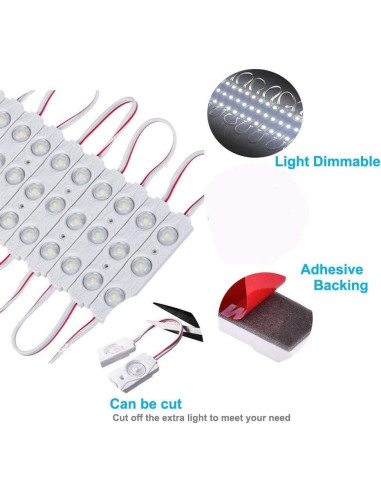 40 Módulos LED 12V IP65 para Inflables - Luz de Reemplazo