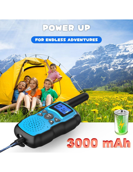 Walkie Talkies WisHouse Recargables 4 Pzs Largo Alcance