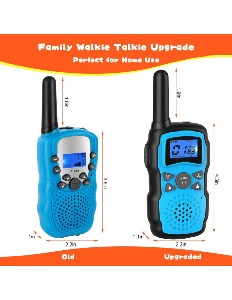 Walkie Talkies WisHouse Recargables 4 Pzs Largo Alcance