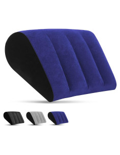 Almohada Wedge Inflable Prosixtoy Azul para Elevación de Piernas