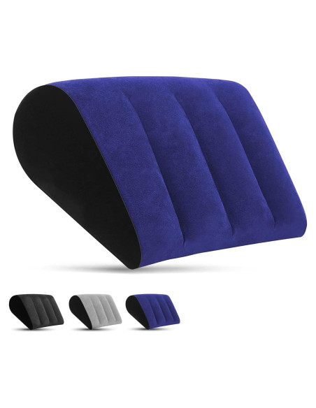 Almohada Wedge Inflable Prosixtoy Azul para Elevación de Piernas