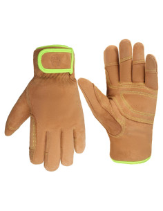 Guantes de Trabajo K-Koying de Cuero Aislados para Invierno