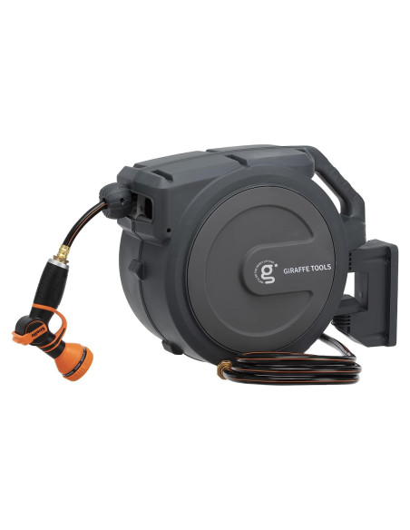 Carrete de Manguera Giraffe Tools 1/2" 23.77 m Retráctil