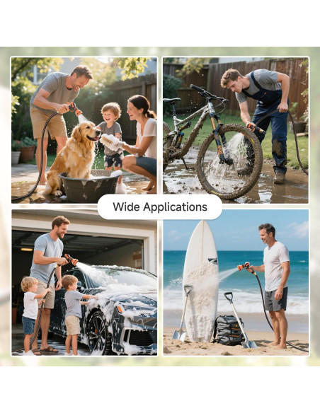 Carrete de Manguera Giraffe Tools 1/2" 23.77 m Retráctil